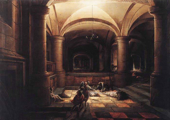 Harmen van Steenwyck The Liberation of St Peter France oil painting art